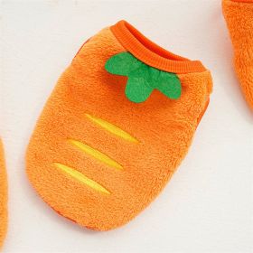 Pet Dog Winter Warm Carrot Clothes (Option: Puppy Orange Carrot-XXS)