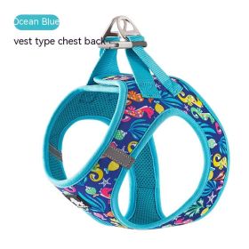 Fashion Small Dog Teddy Vest (Option: Underwater World-M)