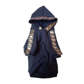Cotton Pet Dog Webbing Clothes (Option: Black-FB)